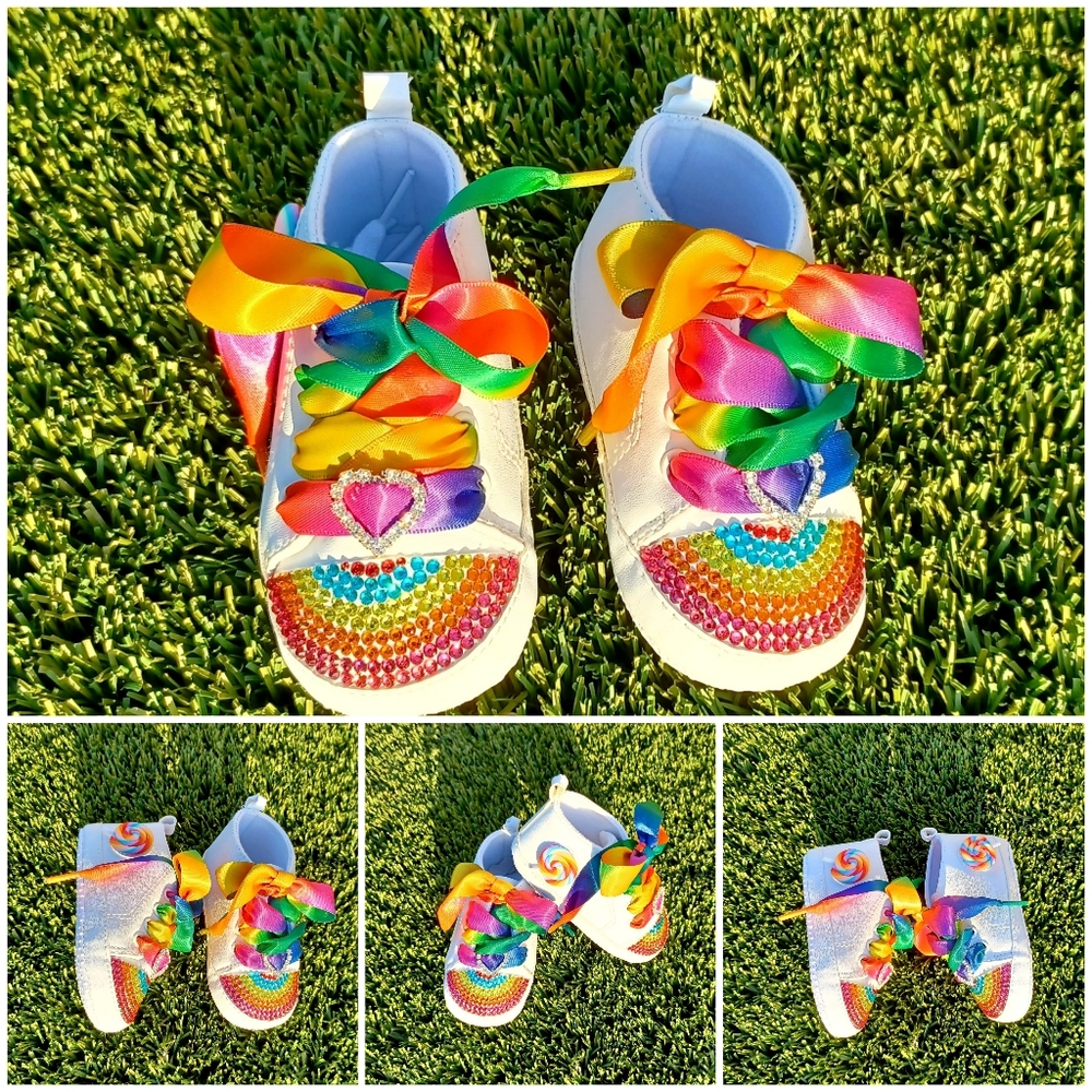 Rainbow Shoes - Vegan Leather